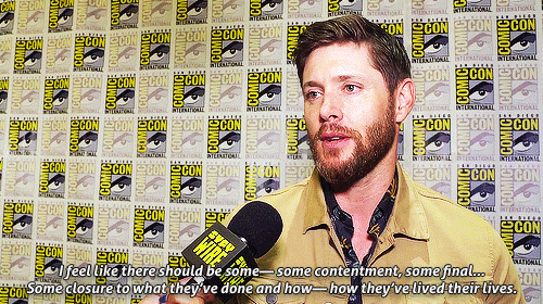 inacatastrophicmind:SPN writers, listen to Jensen’s words.