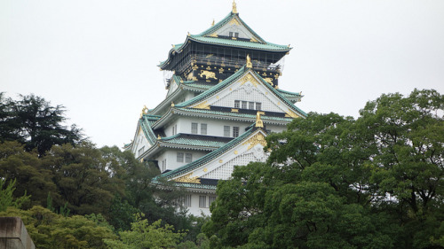 japan-overload:  大阪城 by Ted Tsang on Flickr. 