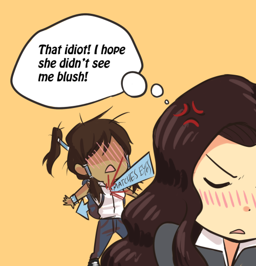 hehe Pervy Korra got a taste of her own medicine~ ;9  Gawd I love Korrasami~ <3 <3 <3