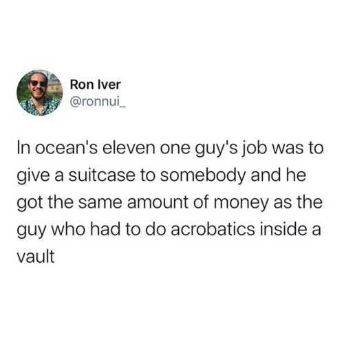 tastefullyoffensive:  The REAL robbery was paying the suitcase guy, amirite?