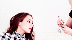 plldailly:  Troian Bellisario - BTS Seventeen cover shoot Vlog[Part 1]x 
