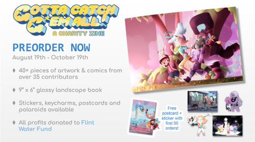 gottacatchgemall: The Gotta Catch G’em All! zine is now accepting pre-orders! This charity zine that