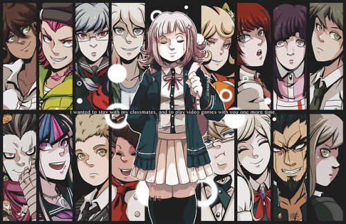 One Last Game | Super Danganronpa 2Artwork by MakioKuta | Available on Storenvy