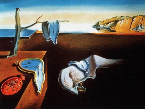 misrecortes:  lonequixote:  The Persistence of Memory by Salvador Dali (via @lonequixote)   .