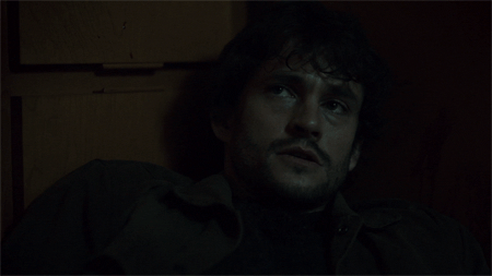 nbchannibal:See.#i SEE myself kicking Hannibal in the shin #When he looks back up I just yell YOU KN