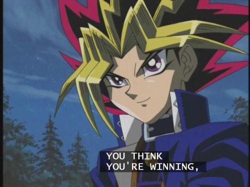 thewittyphantom:Half this match is Yami Yugi giving the best trash-talk ever XDHonestly, this is my 