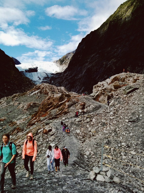 aratrikag05: Some more shots from around the Franz Josef Glacier. The last one is of the actual glac