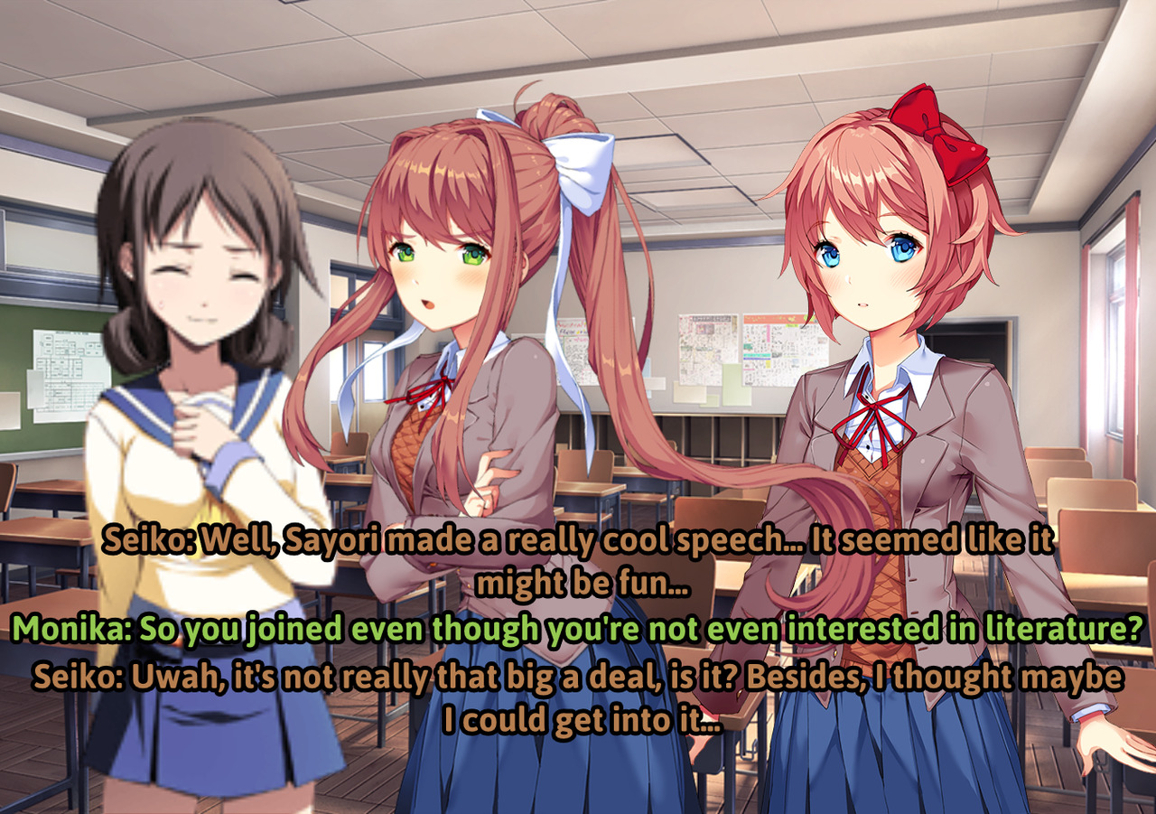 Dokis Doing Their Best! — Seiko: Hey, maybe you could recommend me a book  or...