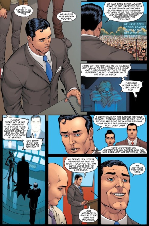 Superman vs. Kalibak.[from Injustice (2013) #8]