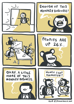 heckifiknowcomics:  Aww Good for mister Monkey