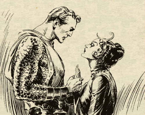 XXX Flash Gordon and Dale Arden illustrated by photo