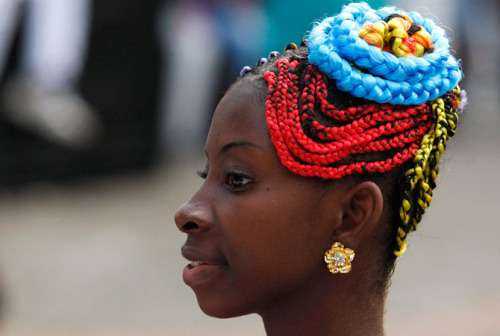 XXX imninm:black girls with multicolored hair photo