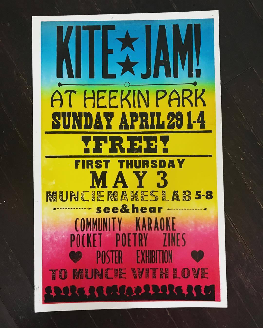 🌈 So excited to roll out a new multi-faceted collaboration—TO MUNCIE, WITH LOVE—made with students and faculty at Ball State University and commissioned by @munciearts!!! If you’re in the area come fly kites with us on Sunday! Materials and...