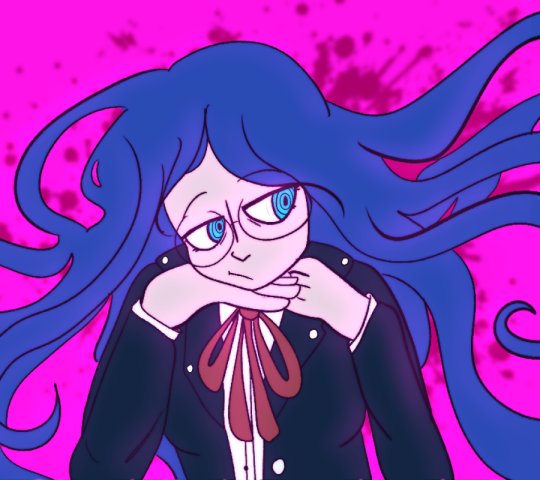 tsumugi birthday!! redrew an old thing from 2018. (new is on top)