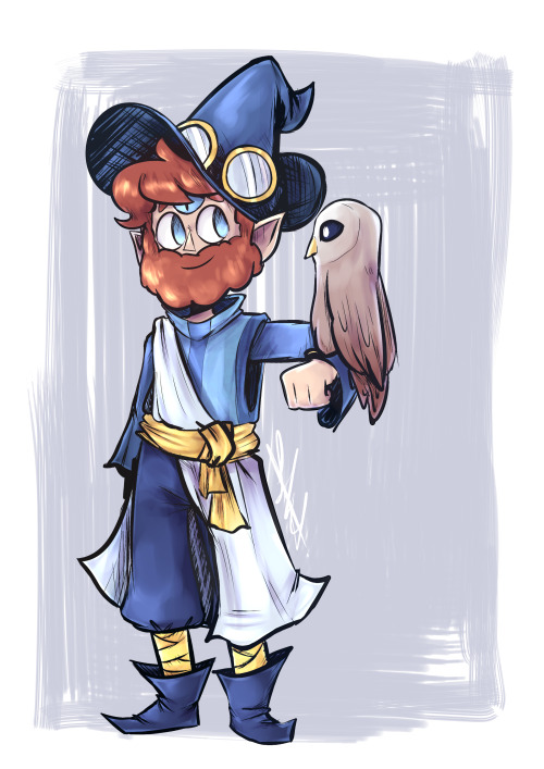 princessdarth-vader:strelitzien-gewaechs:just the most scoopable gnome[ID: A cute, digital drawing o