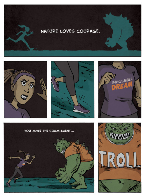 XXX zenpencils:  NATURE LOVES COURAGE by Terence photo