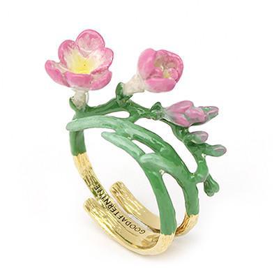 peachblushparlour:Flower Rings by Good After Nine