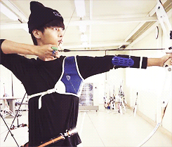 vixxtvgifs:  [ep84] n’s impovement in archery 