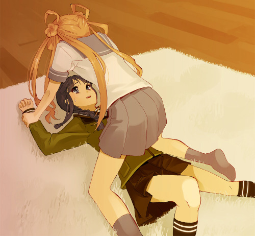 aikamiteitoku:  逆襲の阿武隈 | ふじもるる ※Permission to post was given by the artist 