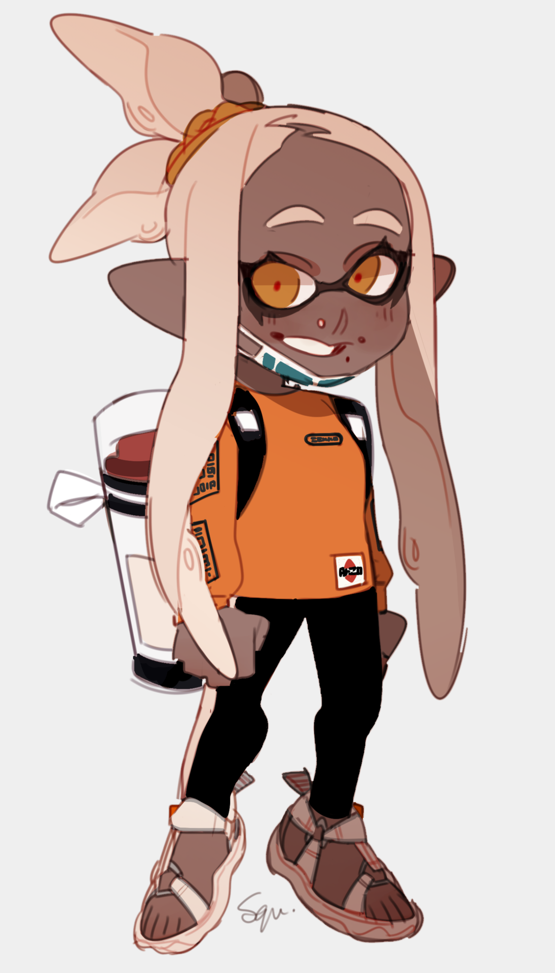 squendigo:  Just a tiny experiment with chibis so I did my main squad!