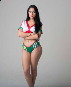 chicanalover88:  Jailyne modeling her Mexican