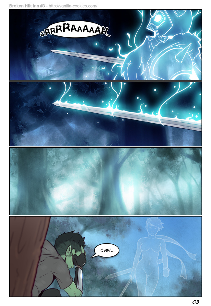 sweet-vanilla-cookies: Broken Hilt Inn #3: Pages 1-7! Hooray! It’s finally done!