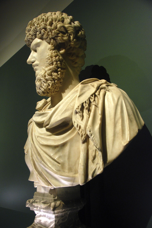 Portrait of Lucius Verus. Second half of II century AD, additions of XVI century. Marble. Galleria E