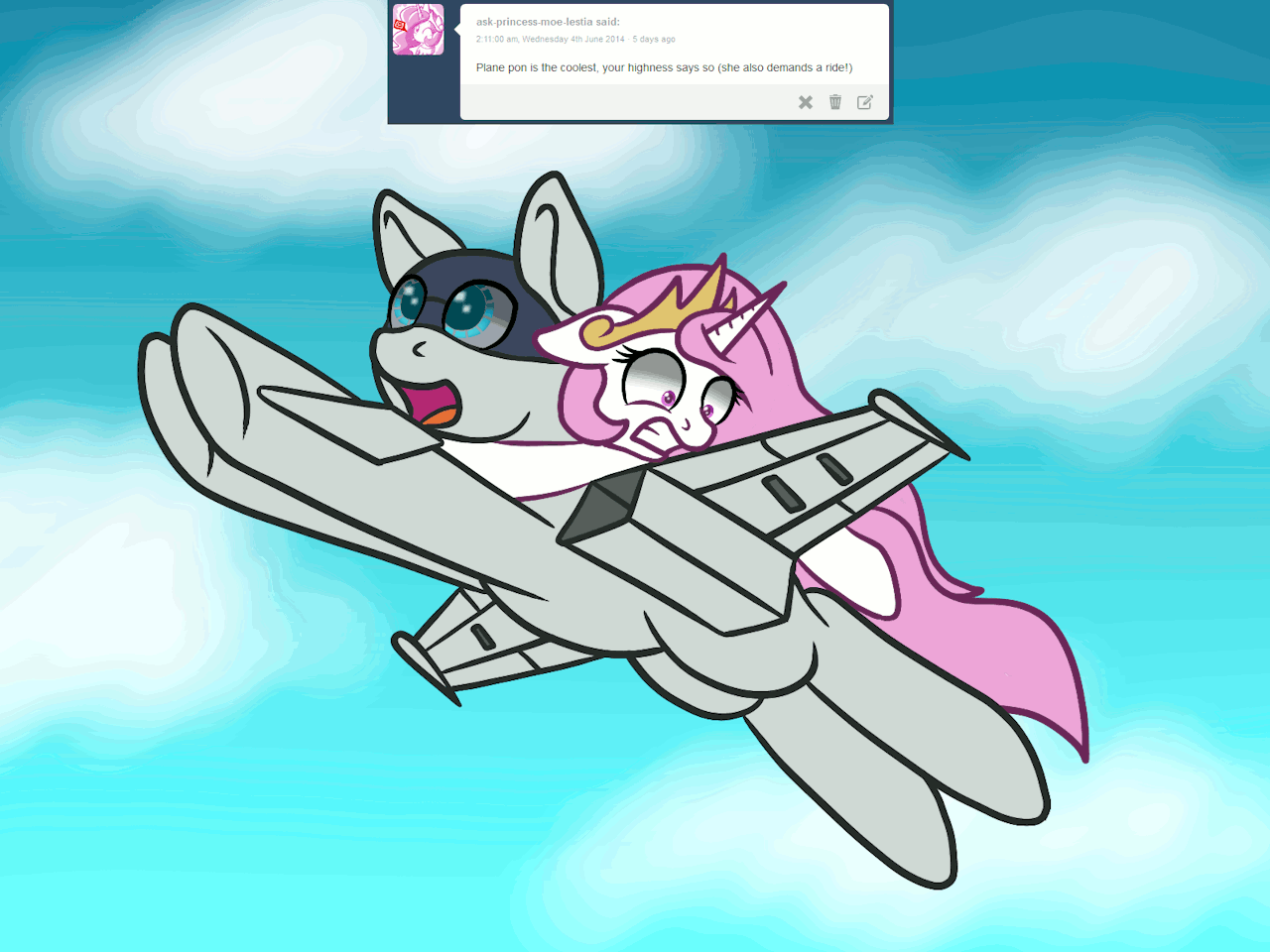 youobviouslyloveoctavia:  MOELESTIA WANTS TO GET OFF SCRAM’S WILD RIDE  X3
