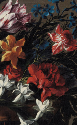 inividia:  Small basket of flowers (detail) 1671. Juan de Arellano