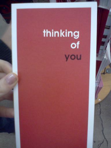 Oh my god I just remembered that I have a card that says [on the outside] “You’re in my inappropriate thoughts” and on the inside “I hope I’m in yours” Helloooo Valentine’s Day!!