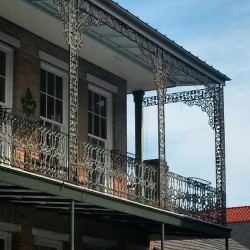 More Beautiful #Architecture In The #Frenchquarter Of #Neworleans During #Mardigras