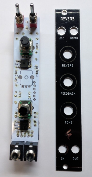 STModular Reverb build.  Few more parts and some cleanup to go.