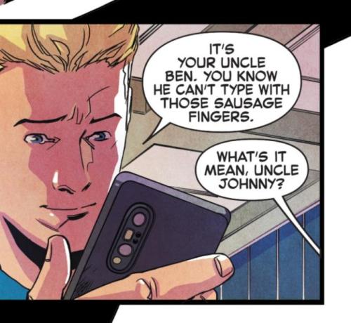 You have any idea what kind of texts I get?Fantastic Four Infinity Comic vol 1 2: “Party of Four: Pa