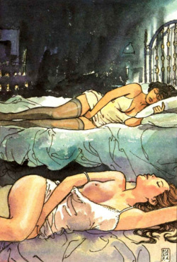 jonilover:  Unknown Title-Milo Manara(1945, Italian) 