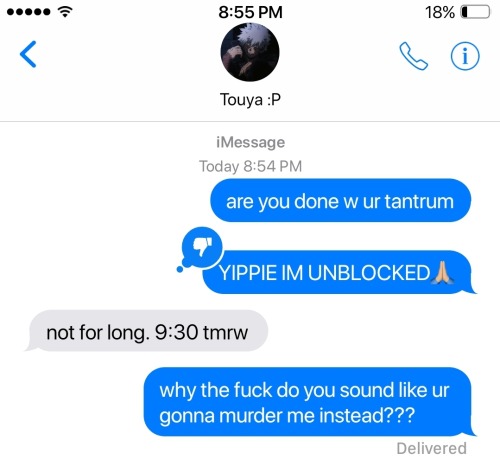 Random Touya Texts 
