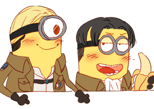 sushishishi-art:Shingeki no Banana~♥