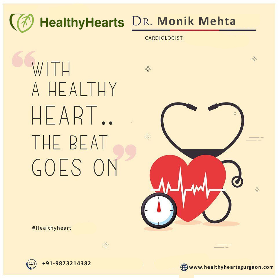 Healthy Hearts Gurgaon is a Heart Disease Prevention Initiative by Dr(Col) Monik Mehta, a renowned Cardiologist of Gurgaon. With over 30 years of medical experience behind him of which over 20 was in the Indian Army which made him travel and work in...