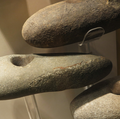 Prehistoric stone tools, rock art, shale bangles, flints and decorated pot fragments, Stranraer Muse