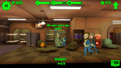 overdramaticfalloutshelter:  Maybe if we say it loud enough, the others will believe us.  - Vault 42 