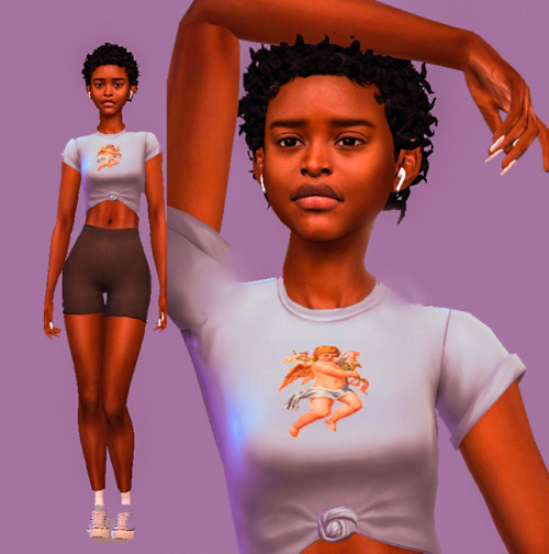 weirdblkgirlsims: mood changes like these colors. Skin: @thisisthem Shirt: @ridgeport FREE on PATREO