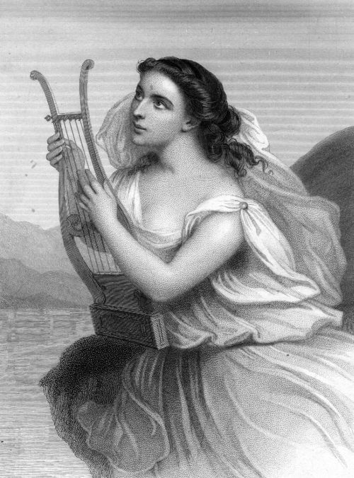 nprbooks:Photo: An image of the ancient Greek poet Sappho. (Hulton Archive/Getty Images)Today’