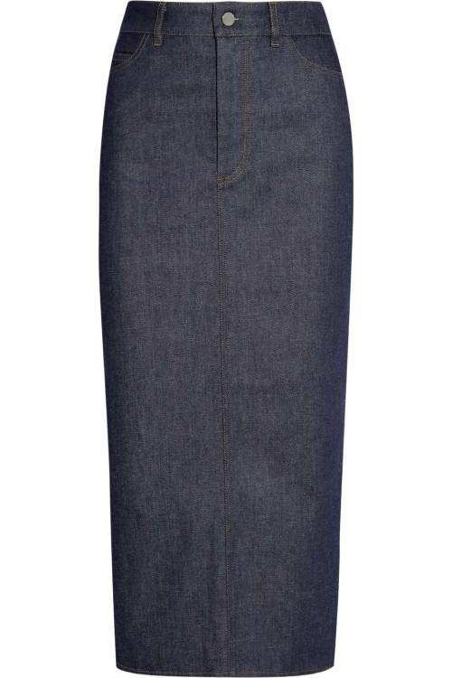 Stretch-denim pencil skirtHeart it on Wantering and get an alert when it goes on sale.