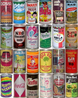 scottheim: retro soda cans  I want a giant