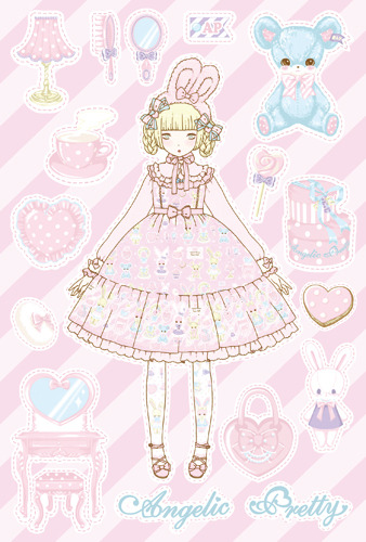 green-empire:  Angelic Pretty illustrations by Imai Kira part 3 Part 1 & part 2 