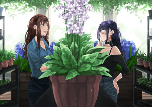 plant gfs at the flower shop