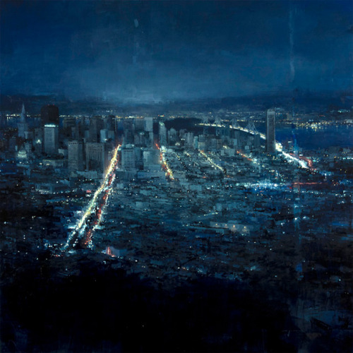 hades-whore: Cityscapes Jeremy Mann these were always my favorite