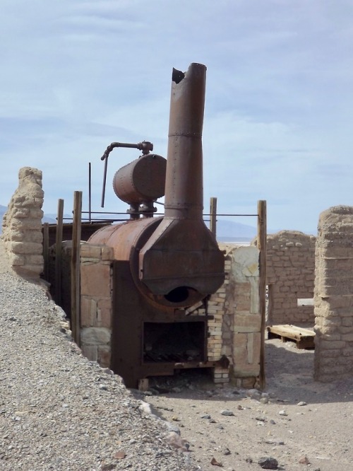 Steam Engine, Abandoned Borax Works, Death Valley National Park, California, 2013.