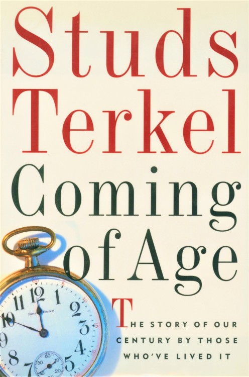 Happy Birthday Studs Terkel!Today we honor the birth of Pulitzer Prize winning author, radio host, a