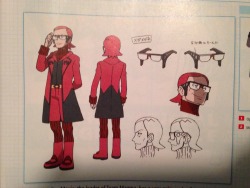 treesandfangs:  By popular request, a repost of the references of the hot dads Translation of the notes on Maxie’s reference: “Mega Glasses” “The opposite side of the glasses just has an indentation” Translation of the notes on Archie’s reference