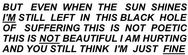 freeparadise:  I’M NOT FINE